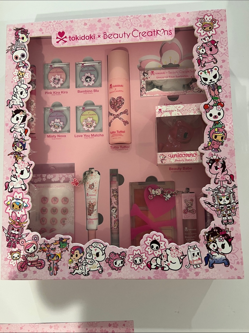 tokidoki Pink Character Makeup Gift Set